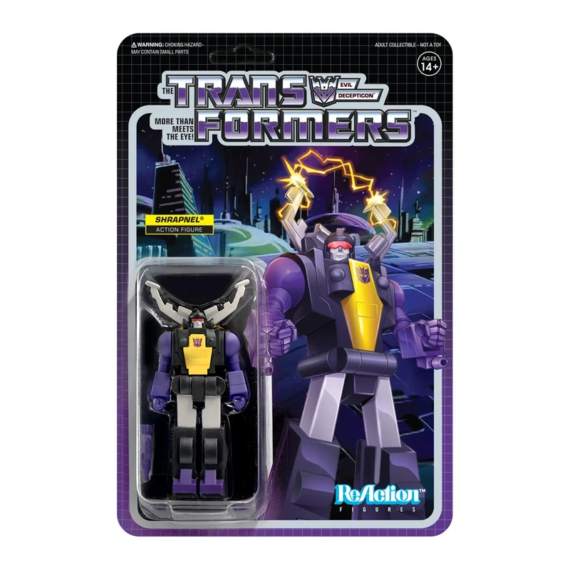 Фигурка Super7 - Transformers ReAction Wave 2 - Shrapnel
