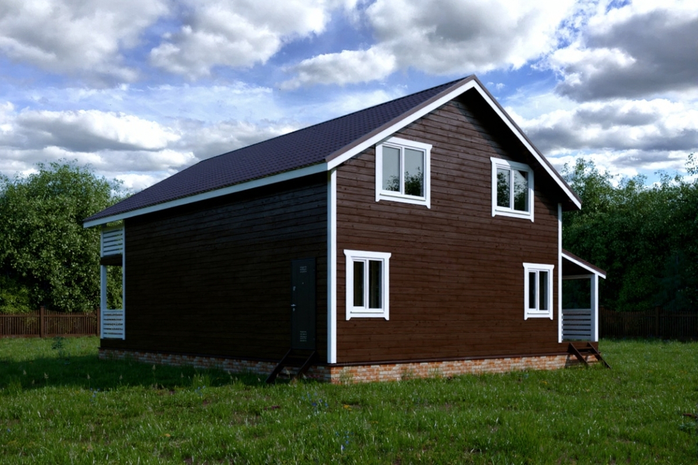 Каркас дома 10.5 x 13 м