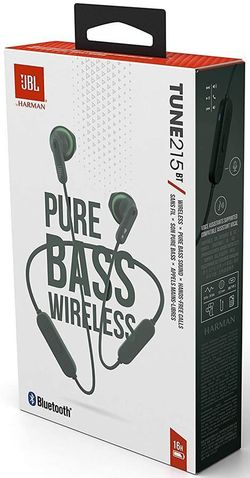 Беспроводные наушники JBL Tune 215BT Green