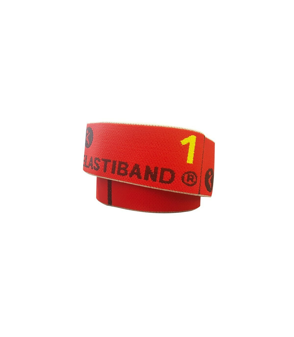 Эспандер Sveltus Elastiband Original 10 кг красный, постер/ упаковка