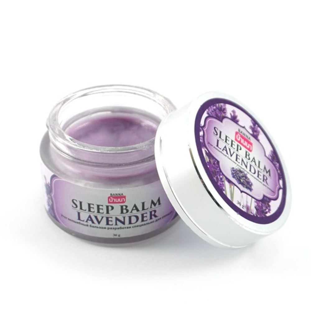 Тайский бальзам с лавандой Sleep Balm Lavender, Banna 30гр.