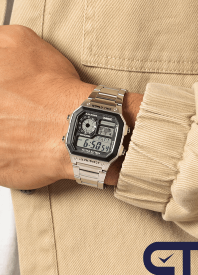 Casio AE-1200WHD-1A — мужские электронные часы