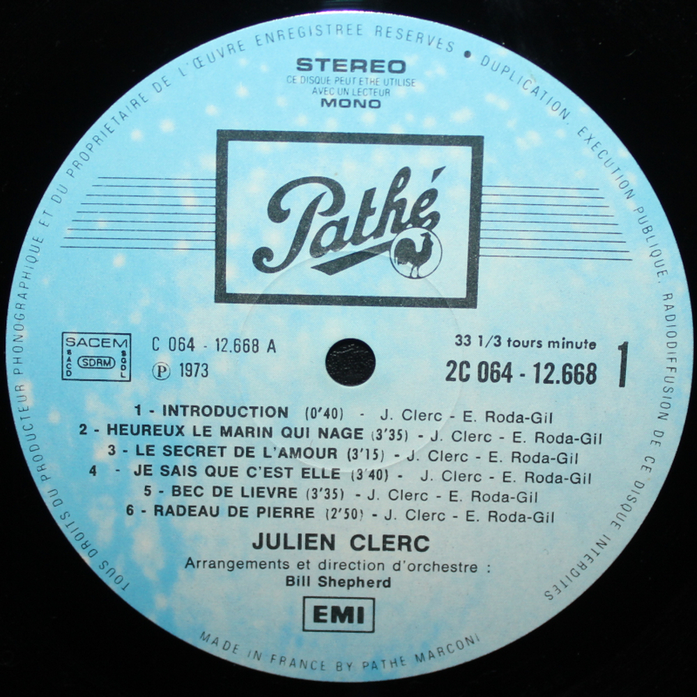 Julien Clerc / Julien (LP)
