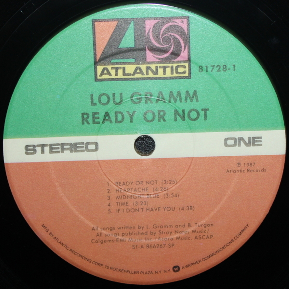 Lou Gramm / Ready Or Not (LP)