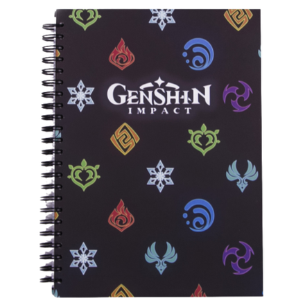 Скетчбук Genshin Impact Logo