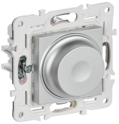 SKANDY Светорегулятор поворотный 600Вт SK-D01S серебряный IEK