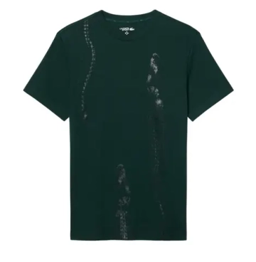Мужская теннисная футболка Lacoste Tennis x Daniil Medvedev Graphic - green