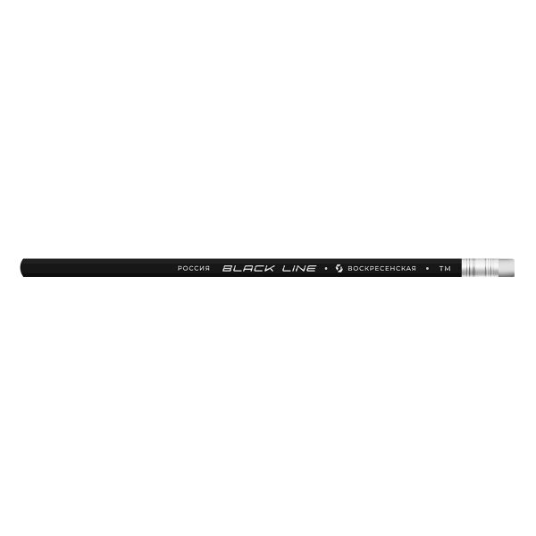Карандаш чернографитный (набор) с ластиком ТМ (HB) 10х3 шт, Black Line 3P 1-966, ВКФ 3P 1-966