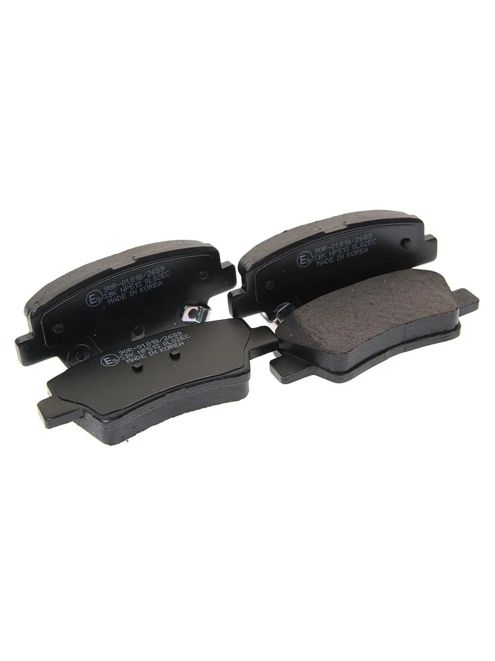Колодки тормозные HYUNDAI i30 (11-) KIA Ceed (12-) задние (эл. стояночный тормоз) (4шт.) SANGSIN