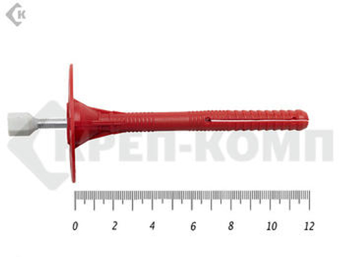 Дюбель "Гриб" с металлическим стержнем и термомостом 10х120 Teсh-KREP IZL-T R5 (1000шт) Tech-KREP