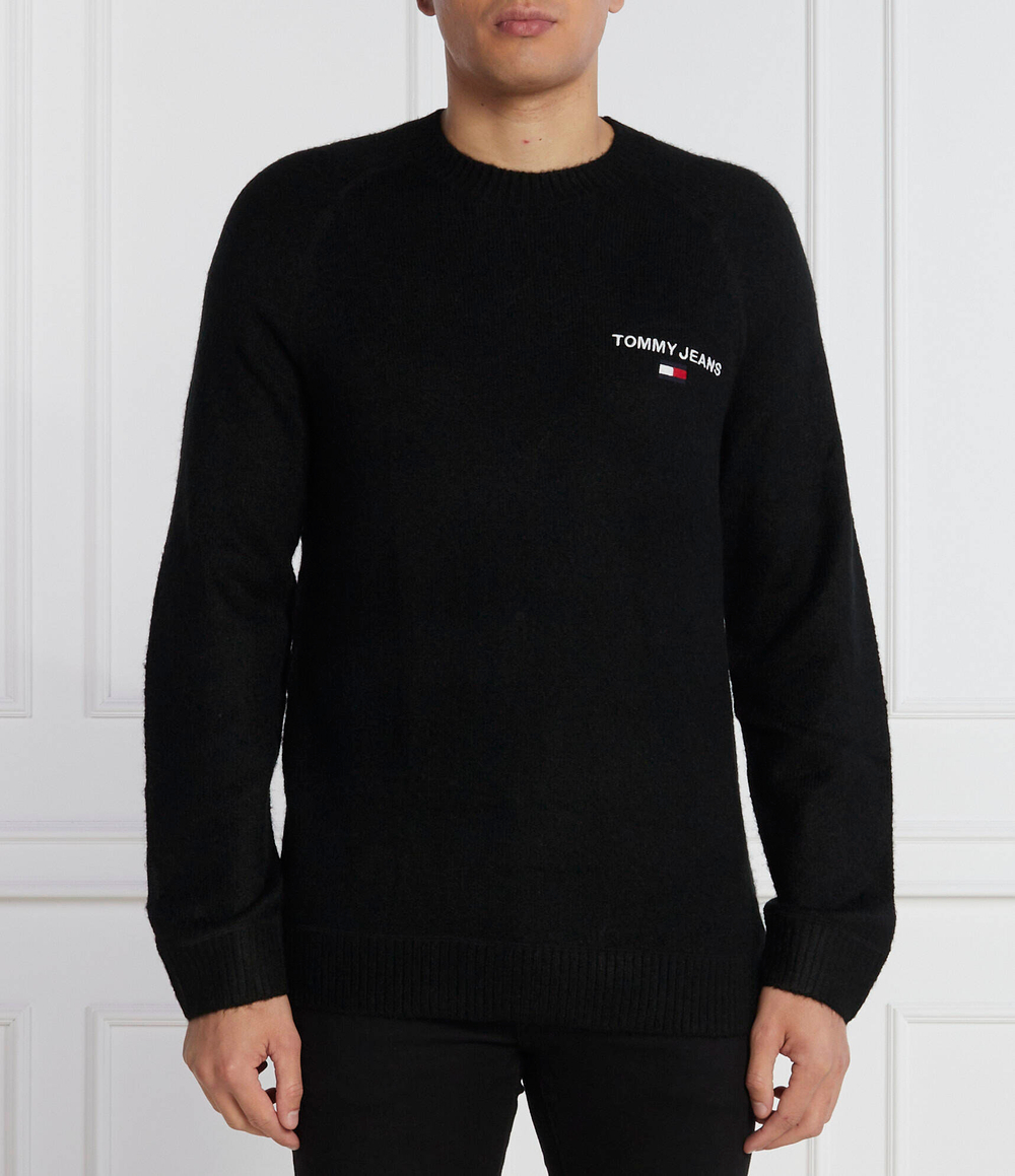Свитер RAGLAN Tommy Jeans - черный(DM0DM17756)