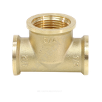 Тройник латунь переходной Ду 20х15х20 (3/4"х1/2"х3/4") ВР VALFEX VF.750.L.034.012.034