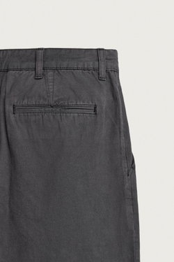 ZARA БРЮКИ ЧИНОС REGULAR-FIT СО СКЛАДКАМИ, КАМЕННО-СЕРЫЙ