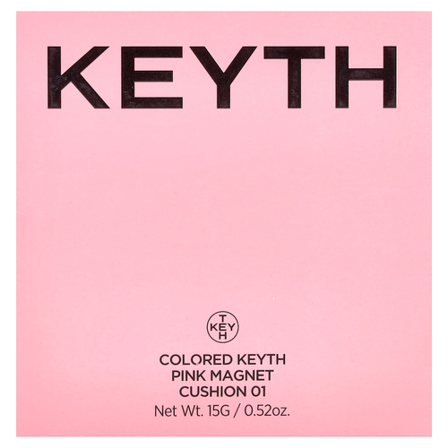 KEYTH, розовый магнитный кушон, оттенок 01 слоновая кость, 15 г (0,52 унции)