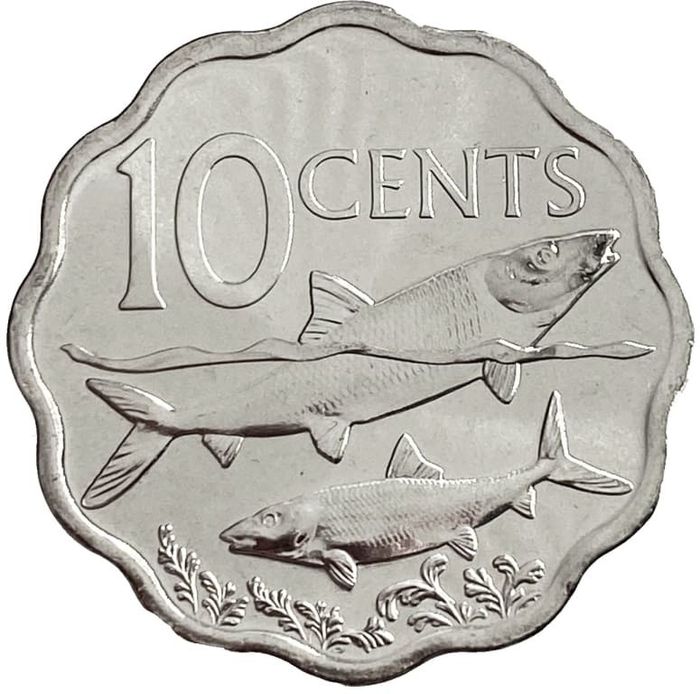 10 центов 2010 Багамские острова 10 центов 2010 Багамские острова
