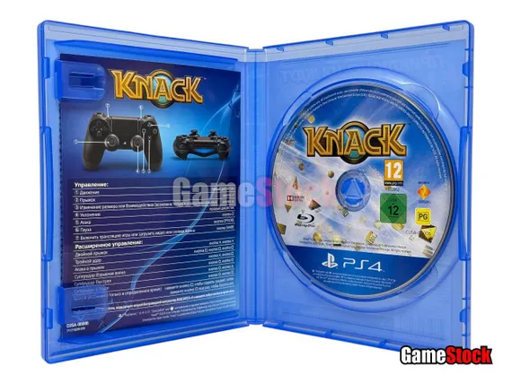 PS4 Knack CUSA-00006 (Б/У, Полностью на русском языке)