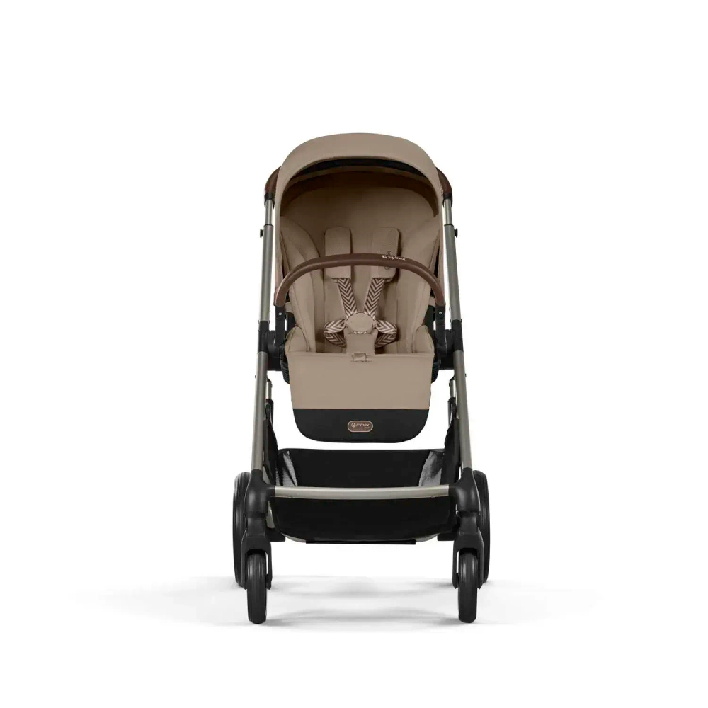 Коляска 2 в 1 Cybex Balios S Lux TPE 2025 (с дождевиками), Almond Beige