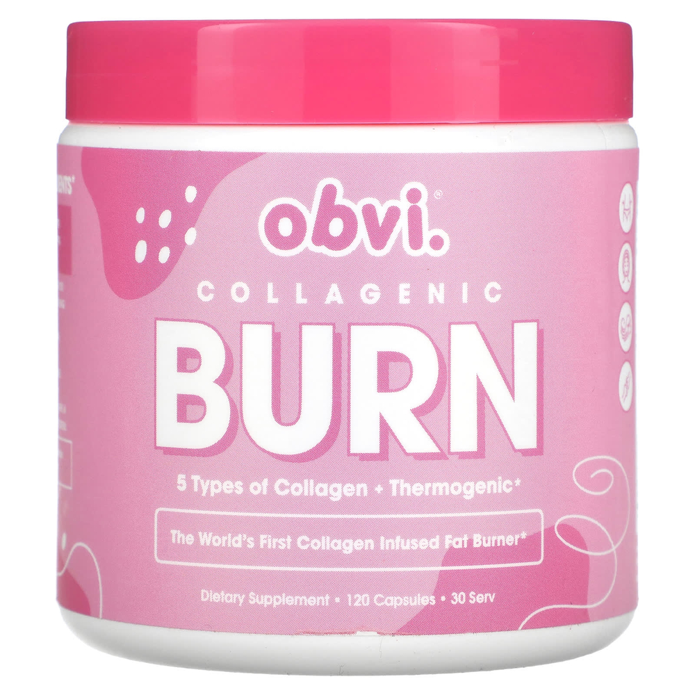 Obvi, Collagenic Burn, 120 капсул