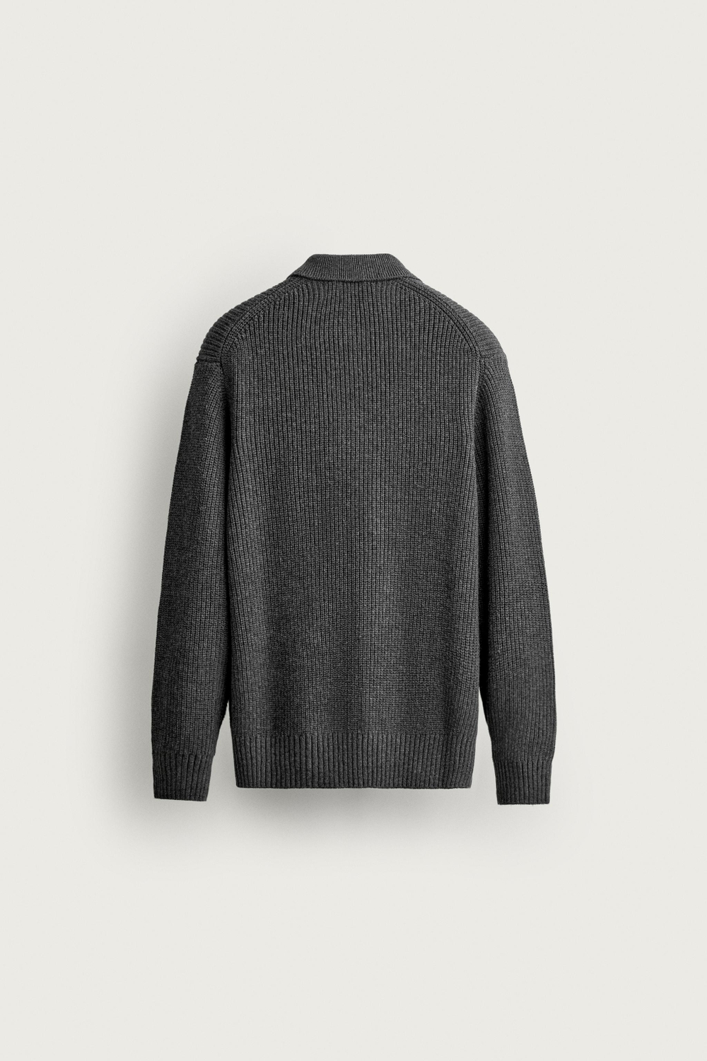 ПОЛО ИЗ ДВУХИЗНАНОЧНОГО ТРИКОТАЖА, ХЛОПКА И ШЕРСТИ — ZARA