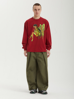 Мужские Брюки Deep Tuck Wide Chino