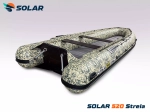 Лодка надувная моторная solar-520 strela jet tunnel