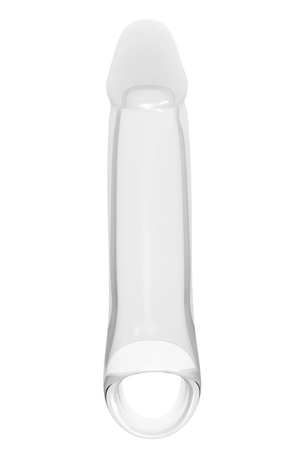 Прозрачная насадка-удлинитель 6.6’’ Extender With Ball Strap - 17,3 см. (Цвет: прозрачный)