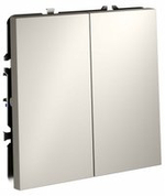 Переключатель перекрестный двухклавишный без рамки Voltum S70 VLS020503