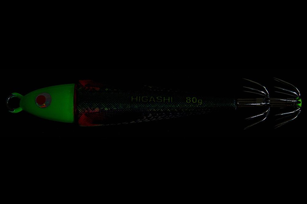 Кальмарница HIGASHI Squid Cloth sinker 80g #02 Green Mullet