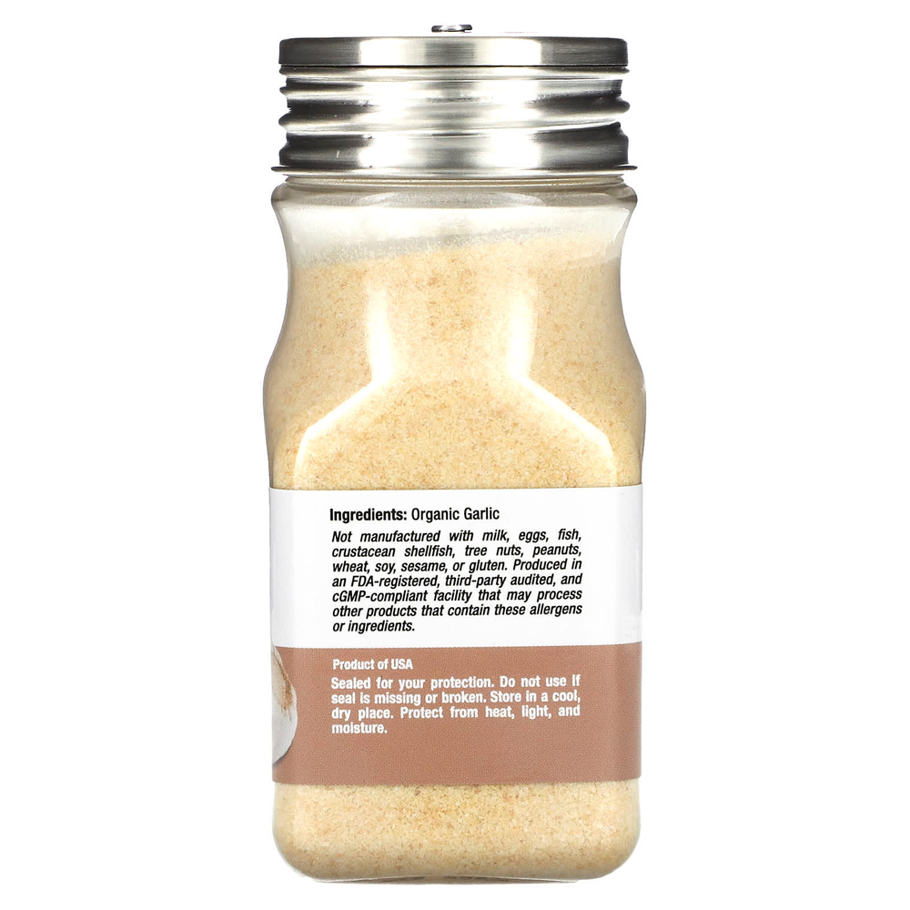 California Gold Nutrition, Foods, органический чесночный порошок, 104 г (3,7 унции)