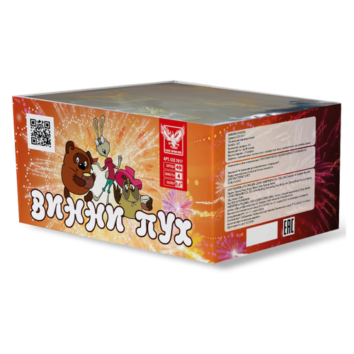 Винни пух  0,8" х 100 залпов,  1/2, шт