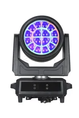 LM1650-W-IP — вращающаяся голова Wash 16×50 Вт RGBL с RGB-подсветкой и зумом 4°–60° IP65