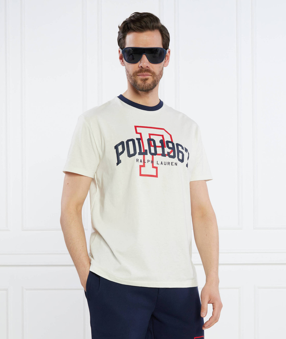Футболка POLO RALPH LAUREN - белый(710909574)