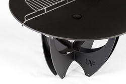 Чаша для костра с высоким основанием Up!Flame STEEL CUP 1000 Magnum black