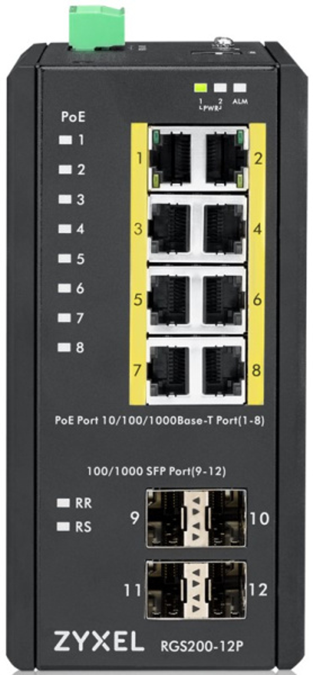 Коммутатор управляемый ZYXEL RGS200-12P-ZZ0101F