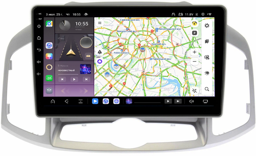 Магнитола для Chevrolet Captiva 2011-2015 - Kuberg QLed, Android 13, Быстрейшая, CarPlay, SIM-слот