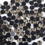 Стразы клеевые акрил 6-6.5 мм, 144 шт, 019 св.серый (black diamond), Zlatka RS/144