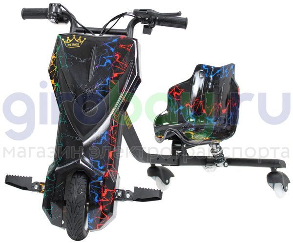 Электро Дрифт-карт IKINGI Drift Cart P2 250W (36V/4.4Ah) - Цветная молния фото №1