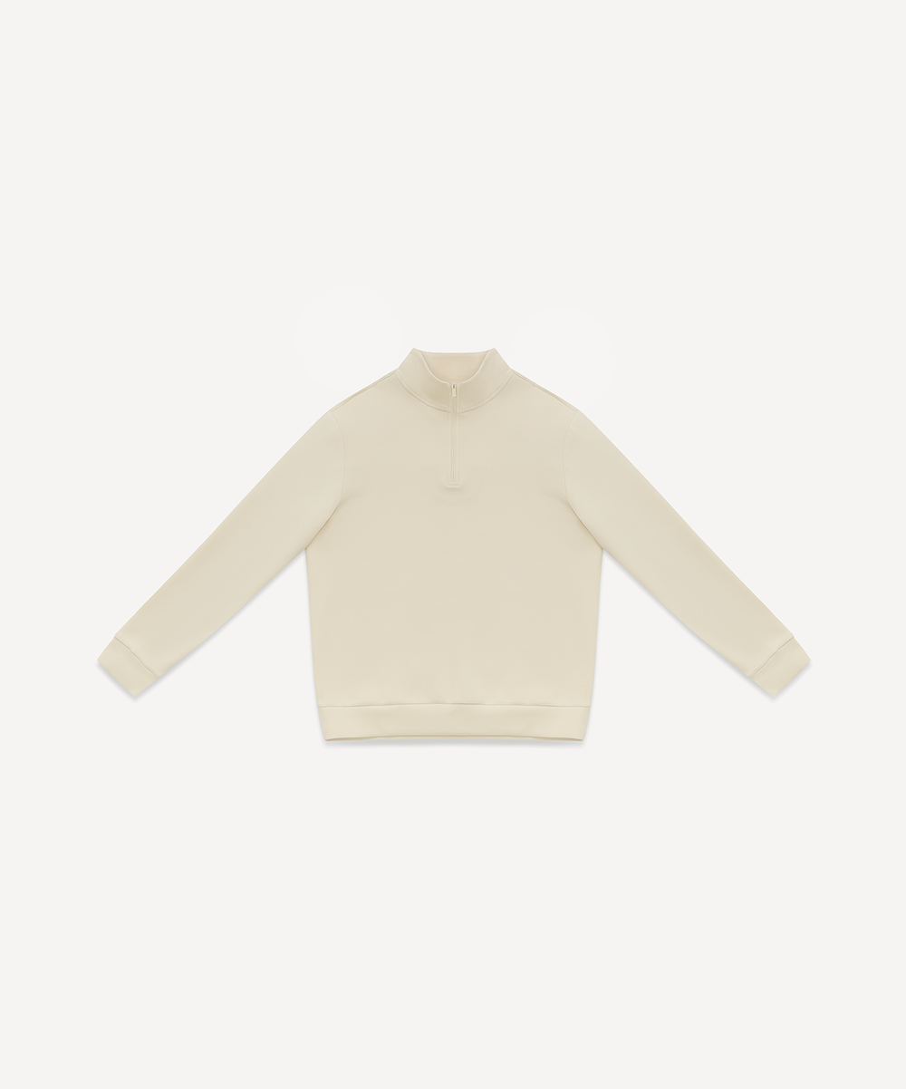 Свитшот на молнии 1/4 JOGEL 360 Soft Half Zip Sweatshirt, молочный