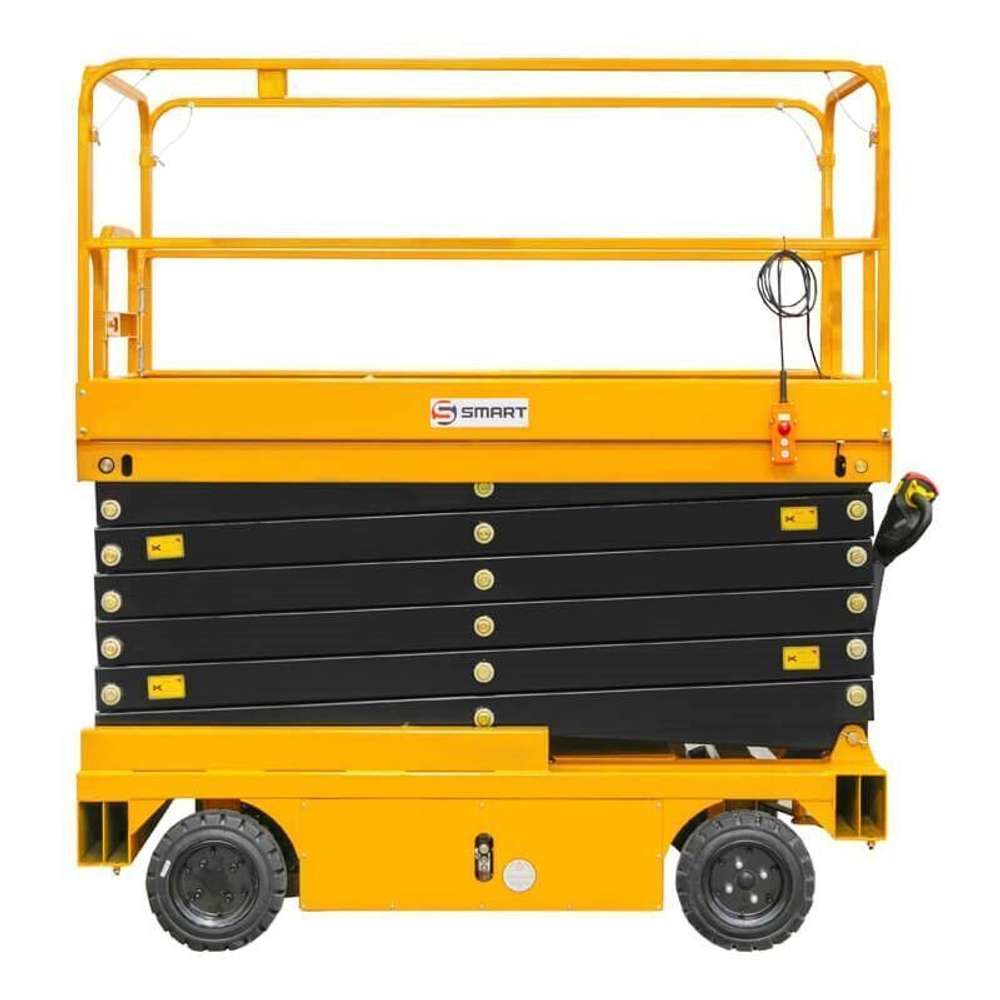Подъемник ножничный самоходный SJY-0.3-13A (300 кг, высота подъема 12,8 м) SMART