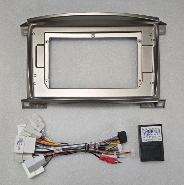 Магнитола для Toyota Land Cruiser 100, Lexus LX470 2002-2007 (климат на цветном экране) - Kuberg QLed, Android 13, Быстрейшая, CarPlay, SIM-слот
