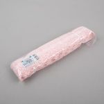Кружево на сетке 52 мм / 10 метров, розовый, Gamma GKM-5201M