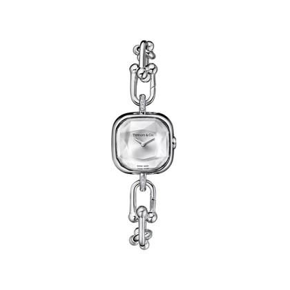 Часы - браслет из серебра 925 с бриллиантами, Tiffany 💠Hard Wear watch silver