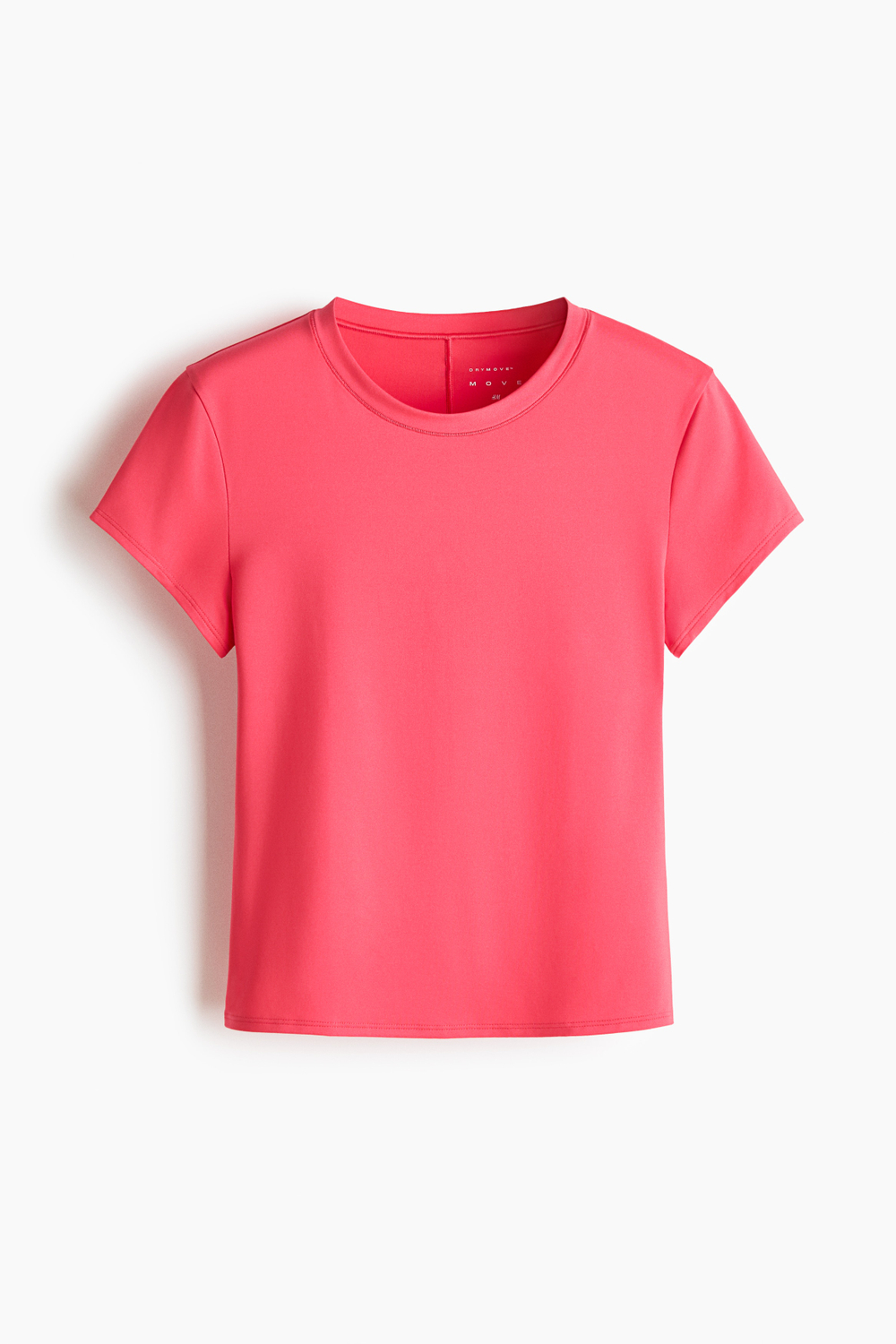 Спортивный топ DryMove™ — короткие рукава, приталенный крой - H&M