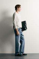 ЛЕГКИЙ ЖАККАРДОВЫЙ СВИТЕР В ПОЛОСКУ — ZARA · 5536/307