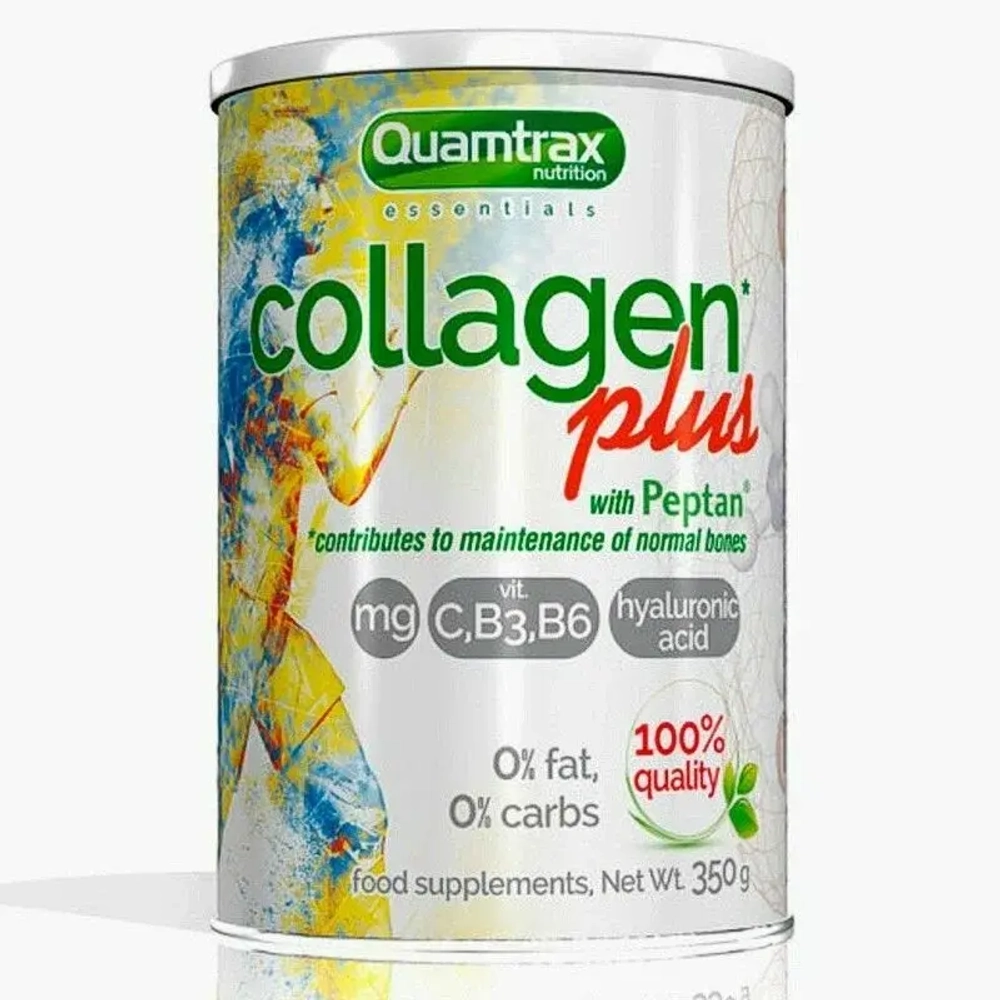 Коллаген Quamtrax Collagen plus peptan 350 г без вкуса