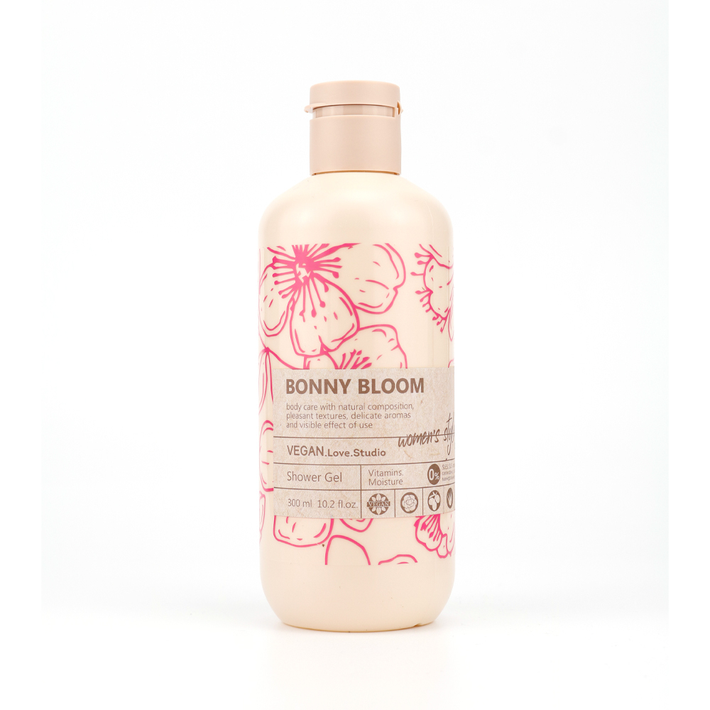 Гель для душа жен. VEGAN.Love.Studio «BONNY BLOOM» 300 мл