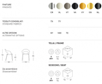 Кресло с обивкой Scab Design Lady B Pop, антрацит, красный