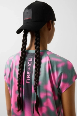 Футболка BOGNER FIRE+ICE BRENNA в зелено-розовом цвете