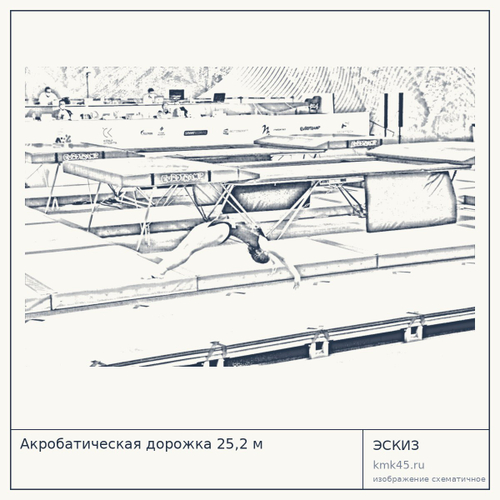 Акробатическая дорожка 25,2 м — от 781 000 ₽