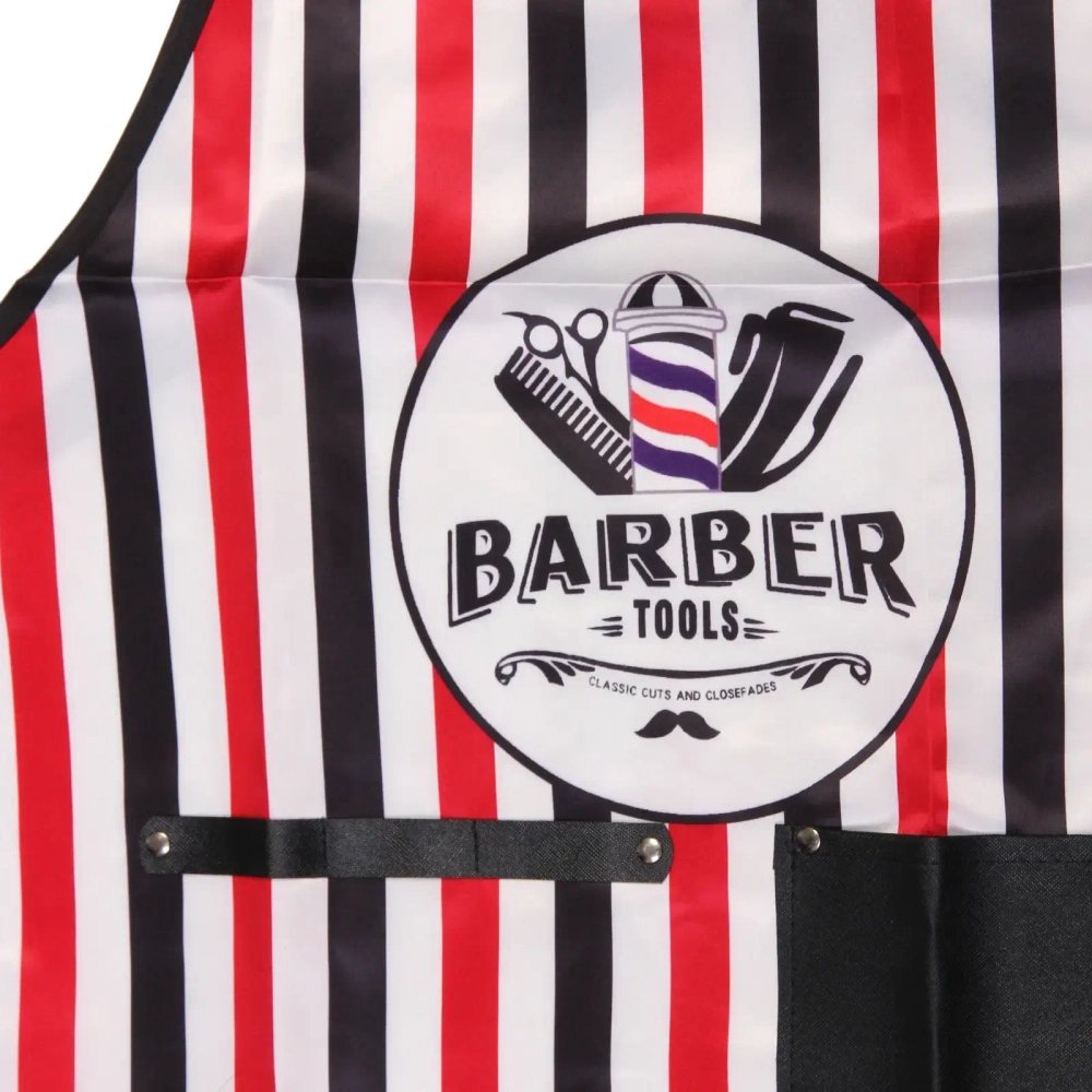 Фартук парикмахерский «BARBER», цвет как на фото, 80*68см (иск. кожа)